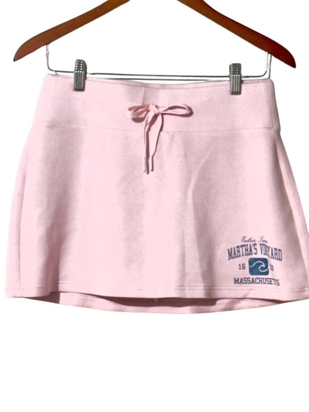 Ocean Drive Cloud Fleece Martha's Vineyard Skirt in Pink